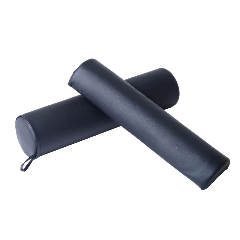 HomCom 22" Portable Massage Stool and Pillow Set - Black