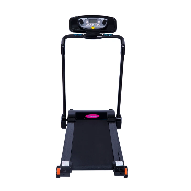 Soozier 1100W Portable Electric Folding Treadmill Running Machine with LCD Display