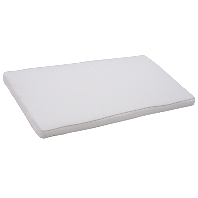 Outsunny 2-Person Outdoor Weather Resistant Garden Hanging Bench with Cushion - Dark Brown