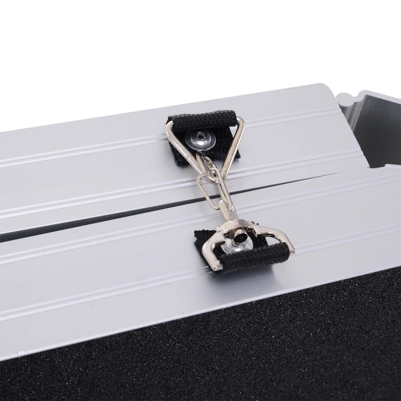 Open Box PawHut 96” Portable Bi-Fold Folding Pet Ramp for Large Dogs Car Truck SUV