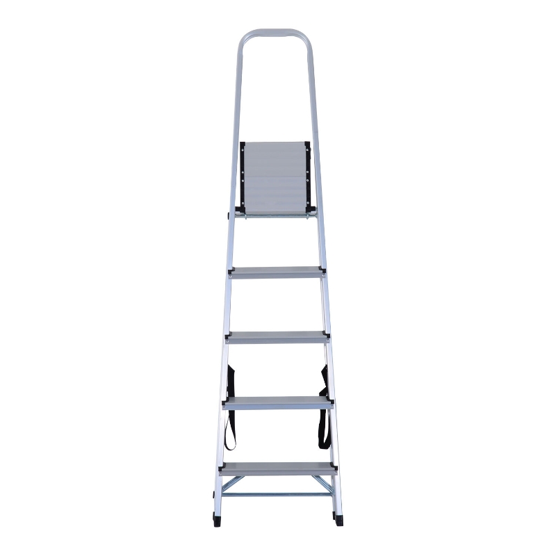 HomCom 5-Step Folding Aluminum Step Stool Ladder