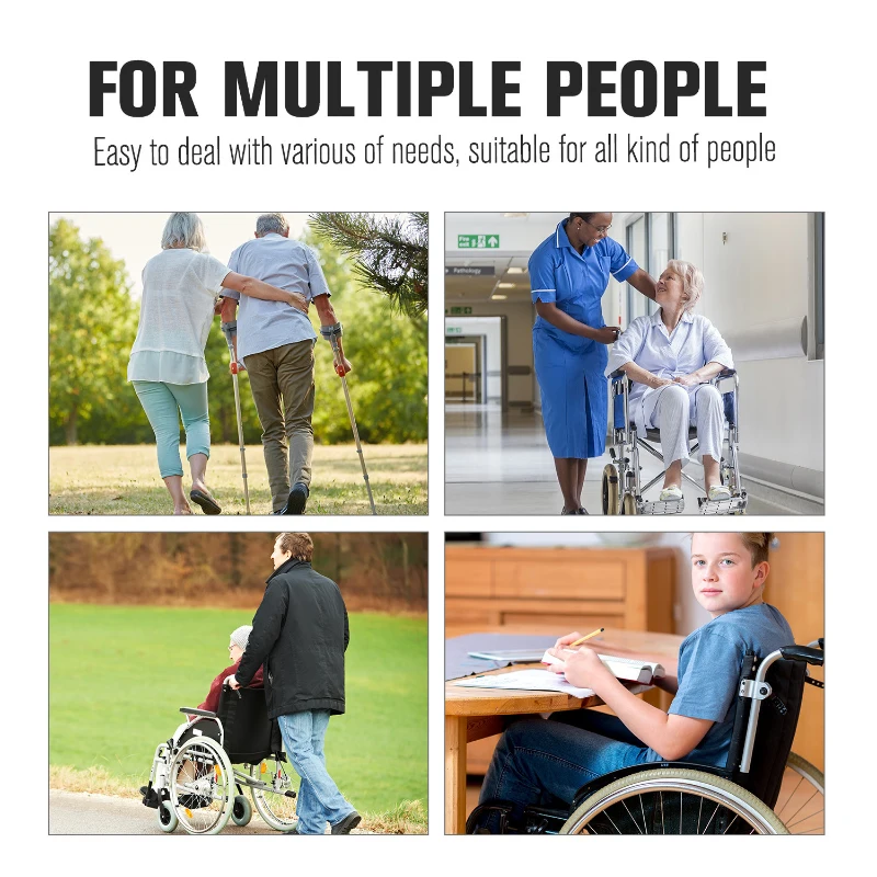 HomCom Lightweight Portable Folding Collapsible Electric Mobility Wheelchair