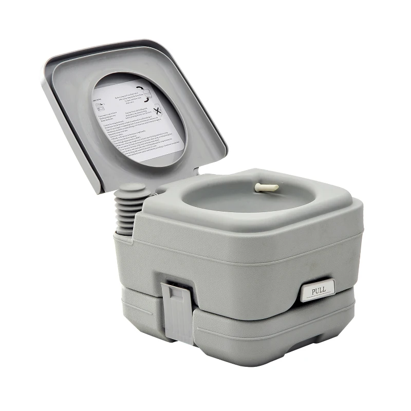 HomCom 2.8 Gallon Portable Travel Camping Outdoor Toilet