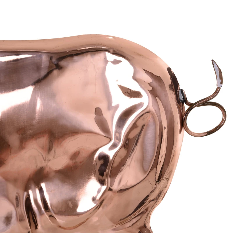 Outsunny Accent Pig Weather Vane - Pure Copper w/ Roof Mount Décor