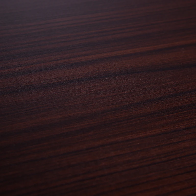 HomCom 71" 4-Shelf Modern Open Wood Grain Bookcase with Metal Feet - Dark Coffee