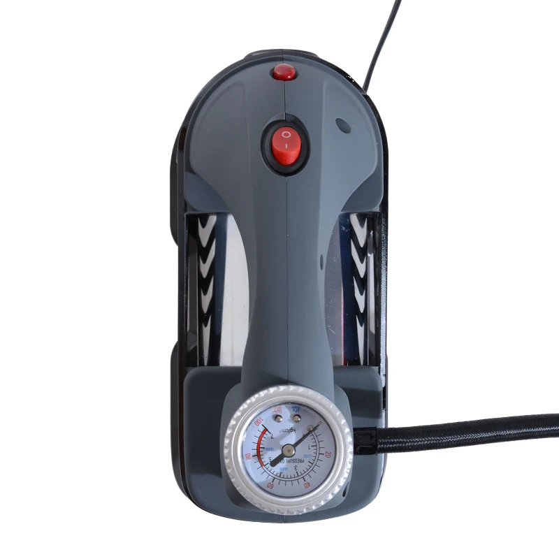 HomCom 12V 100PSI 140W Mini Portable Air Inflator - Black