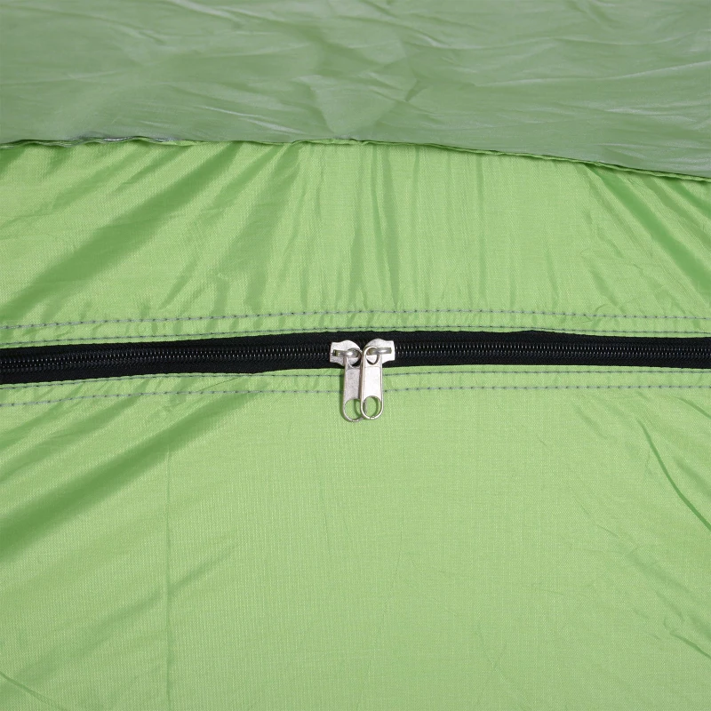 Outsunny Portable Automatic Pop Up Sun Protection Beach Tent Cabana with Door - Green