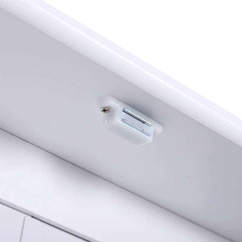 Kleankin Wall Mounted Bathroom Storage Cabinet with Mirror and Double Doors - White