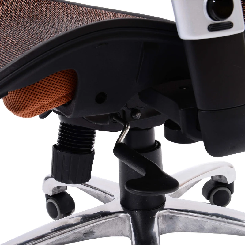 HomCom Mesh Ergonomic Home Office Desktop Computer Chair - Orange