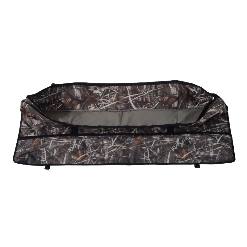 HomCom 50" 3 Rifle Truck Seat Gun Organizer with Pockets - Camouflage
