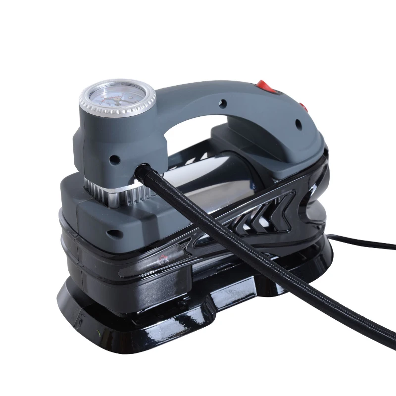 HomCom 12V 100PSI 140W Mini Portable Air Inflator - Black