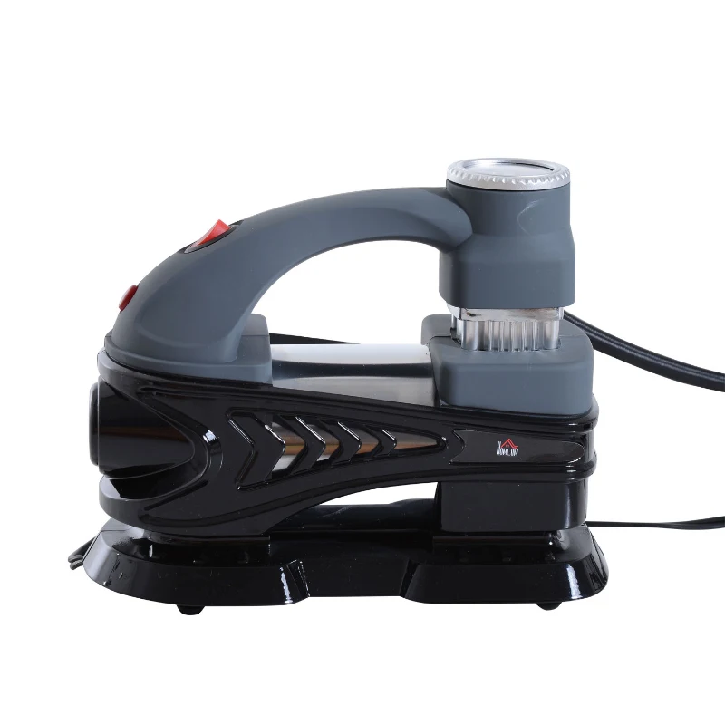 HomCom 12V 100PSI 140W Mini Portable Air Inflator - Black