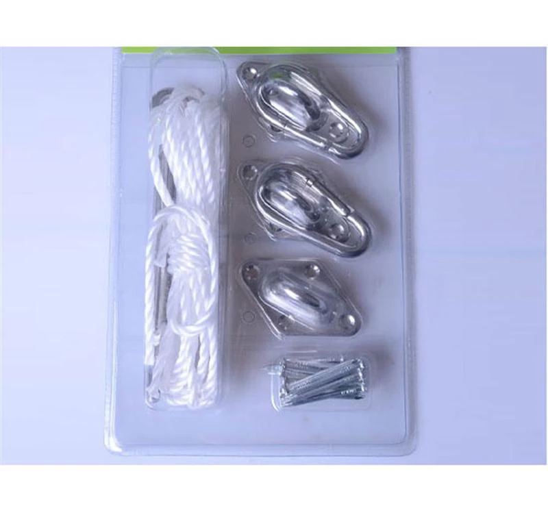 Outsunny Sun Sail Shade Installation Accessory Hardware Kit, Stainless Steel