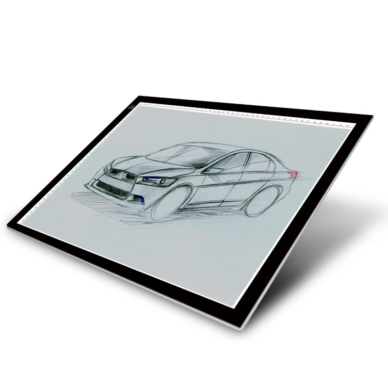 HomCom 19" LED Artist Stencil Board Tracing Table Light Box Pad
