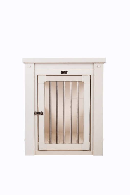 New Age Pet  InnPlace Dog Crate - Antique White Medium