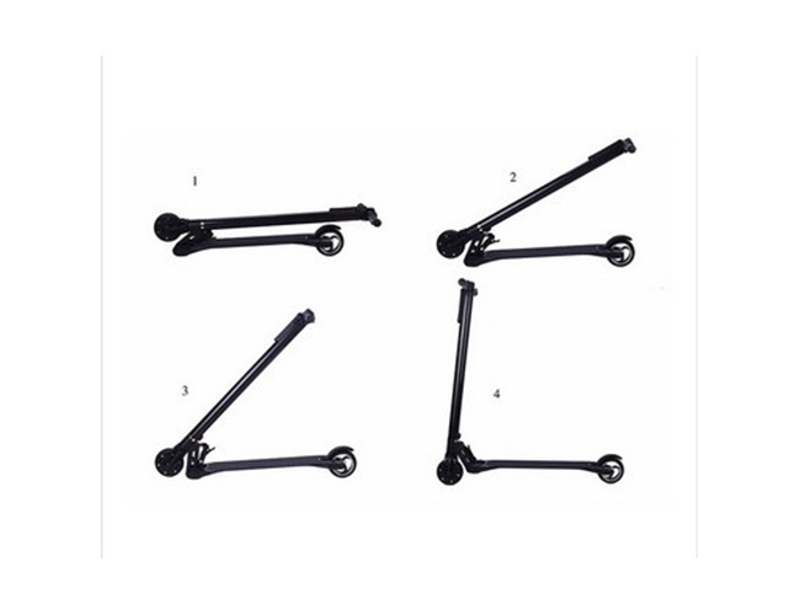 24V Lithium Lon Electric Scooter Portable Folding Kick Scooter Pink