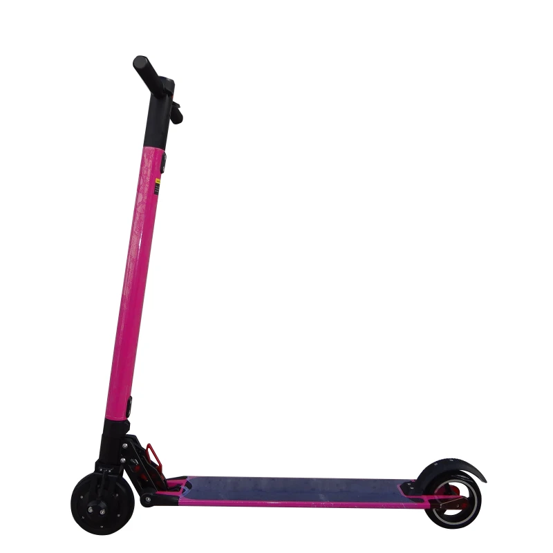 24V Lithium Lon Electric Scooter Portable Folding Kick Scooter Pink