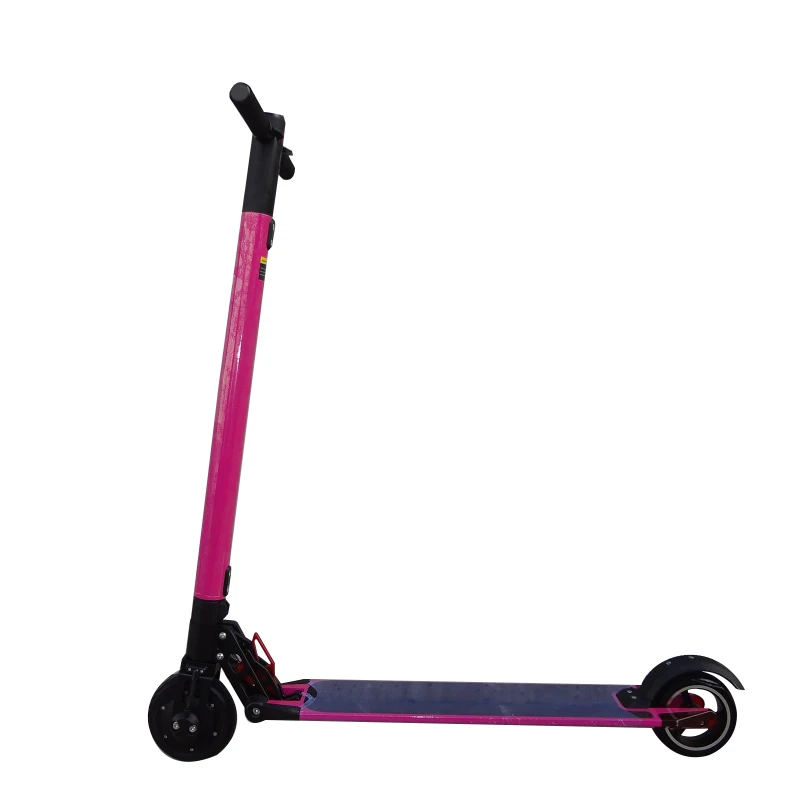 24V Lithium Lon Electric Scooter Portable Folding Kick Scooter Pink