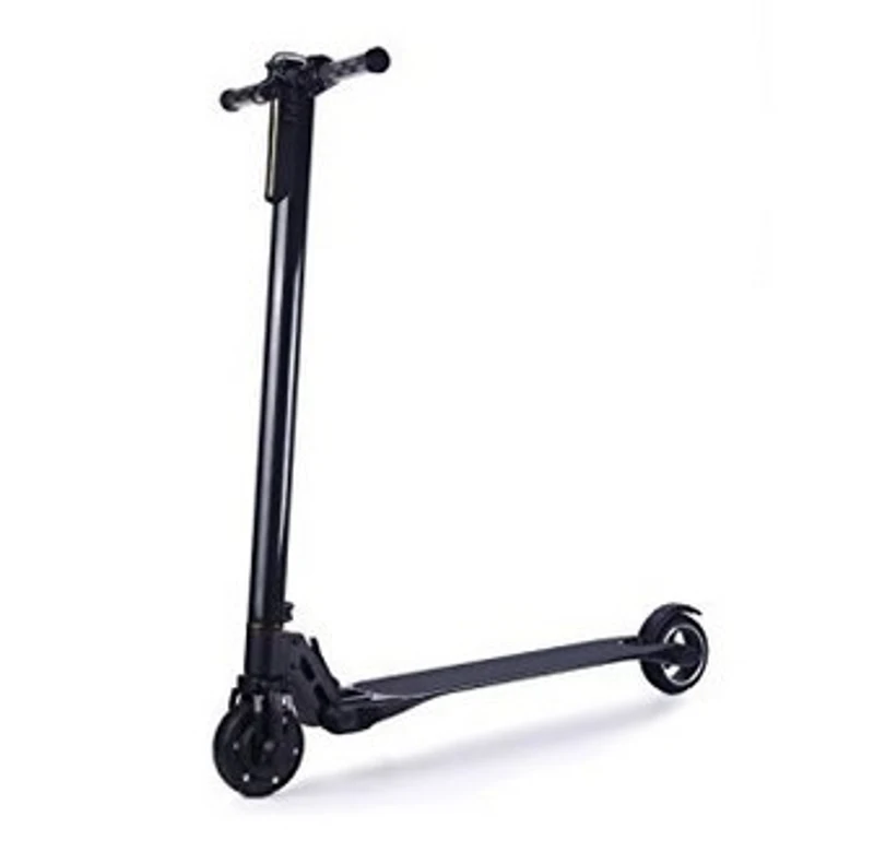 24V Lithium Lon Electric Scooter Portable Folding Kick Scooter Black