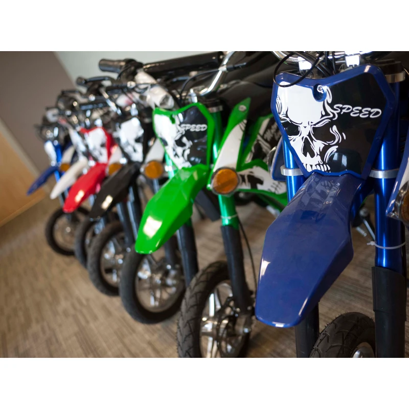 Mini Electric Dirt Bikes White