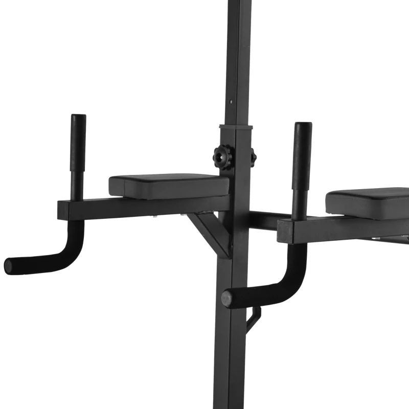 Soozier Pullup Assisted Machine Exercise Weight Power Tower with Multiple Adjustable Positions for Strengthening Many Muscles