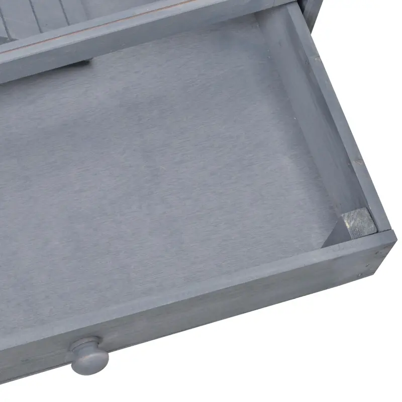 PawHut 2 Tiers Wooden Hamster Cage Mice and Rat House Small Animal Habitat with Double Room and Pull-out Tray