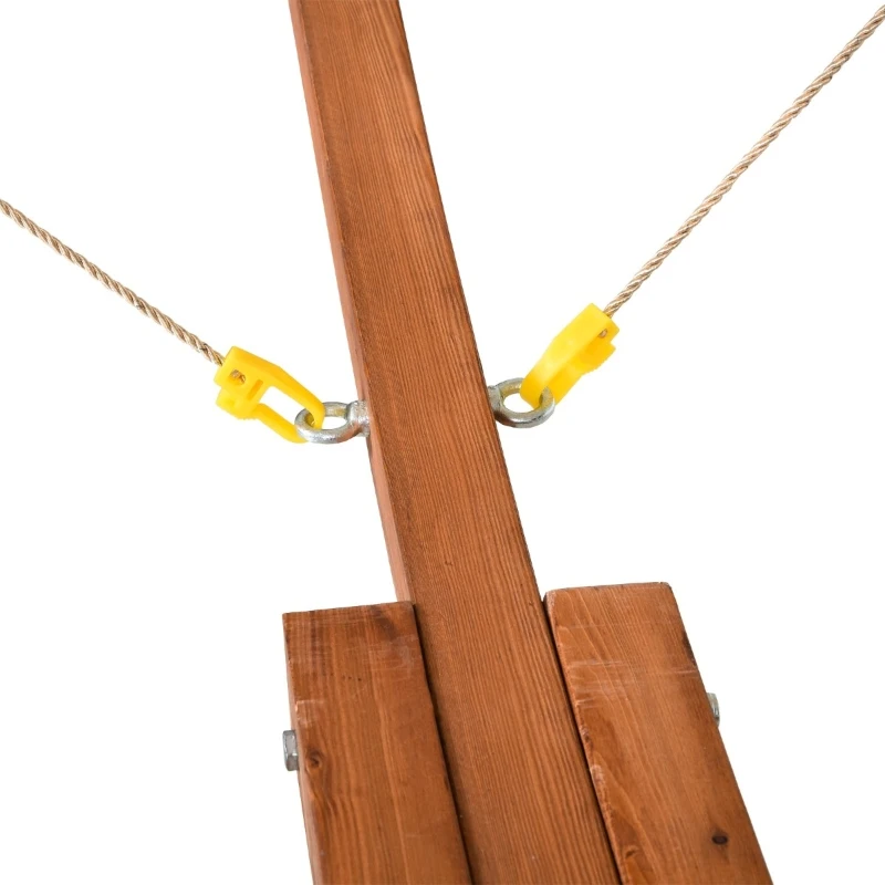 Outsunny 13' Wooden Arc Hammock with Canopy, Outdoor Hammock, Single Bed with Modern Curved Stand for Patio Backyard, Comfortable Polyester Fabic and Steel, White