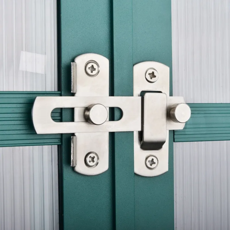 Outsunny 6' x 6' x 7' Walk-in Plant Polycarbonate Greenhouse with Temperature Controlled Window Hobby Greenhouse for Backyard/Outdoor