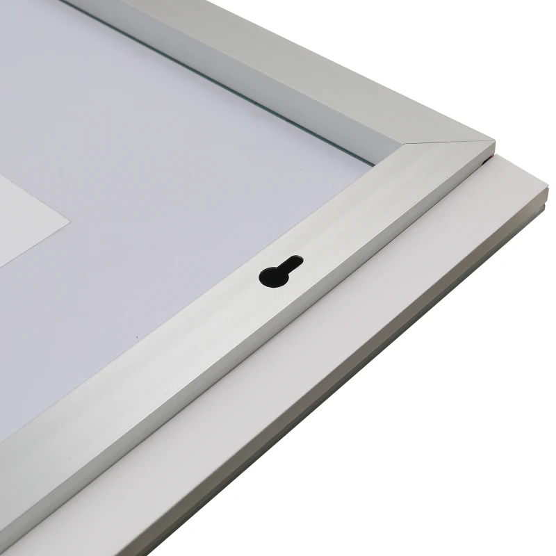 kleankin 32 x 24 inch 42W Wall Mount  Bathroom Mirror Waterproof Make Up Defogging with Sensor Switch, White LED Light