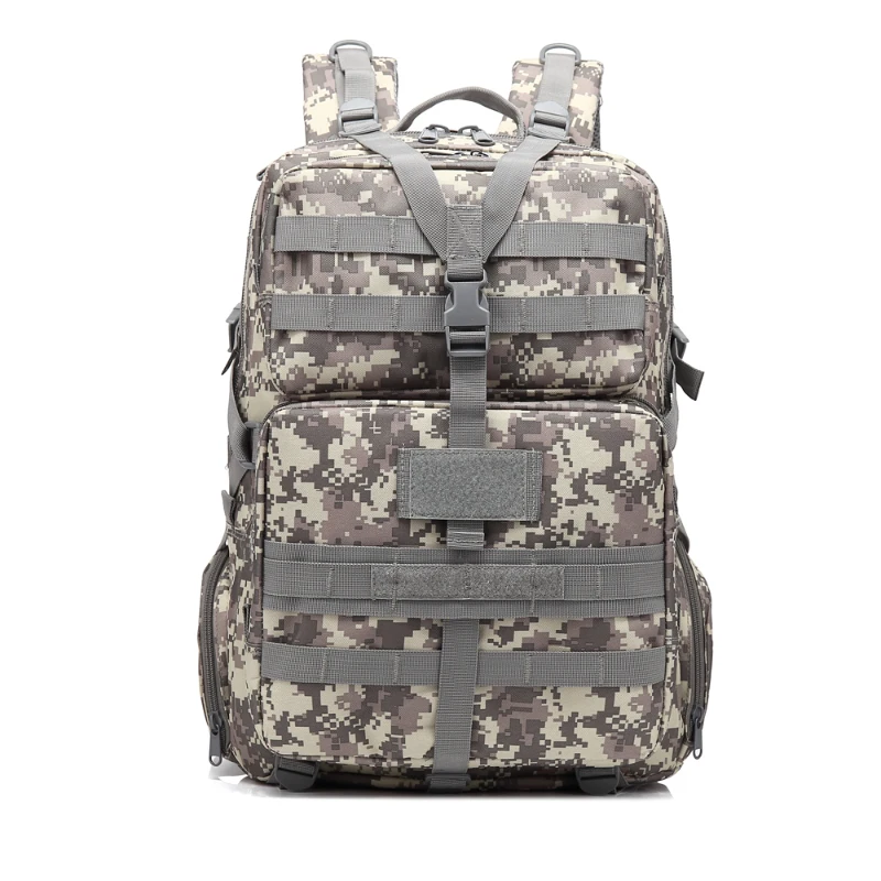 3P 45L Outdoor Marching Knapsack Tactical Backpack ACU Camouflage Camping Backpack