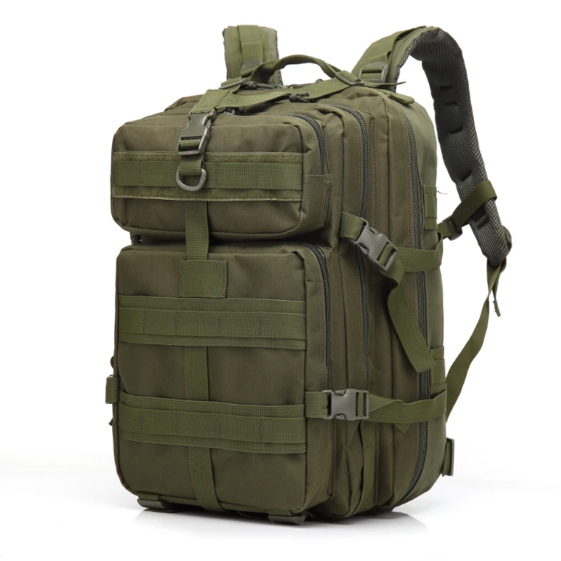 3P 45L Outdoor Marching Knapsack Tactical Backpack Army Green