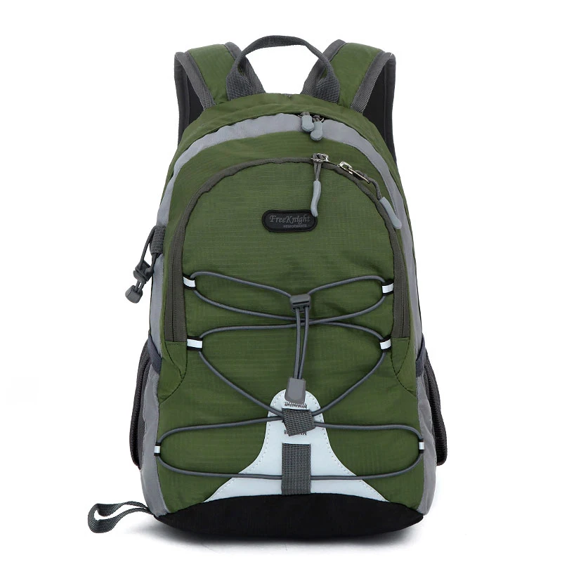 Waterproof Nylon Mini Sports Backpack for Kids Army Green