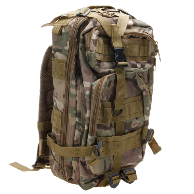 30L Outdoor Camping Military Tactical Backpack ACU Shoulder Bag 3P Rucksack Travel Backpack