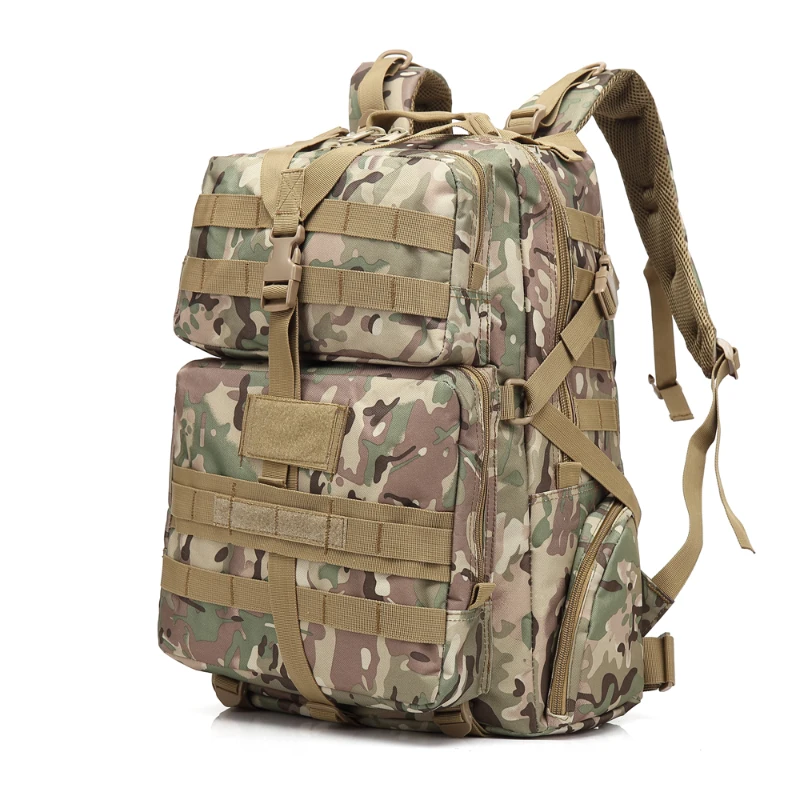 3P 45L Outdoor Marching Knapsack Tactical Backpack CP Camouflage