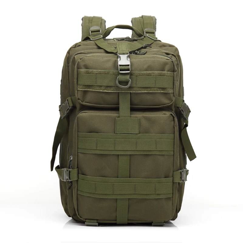 3P 45L Outdoor Marching Knapsack Tactical Backpack Army Green