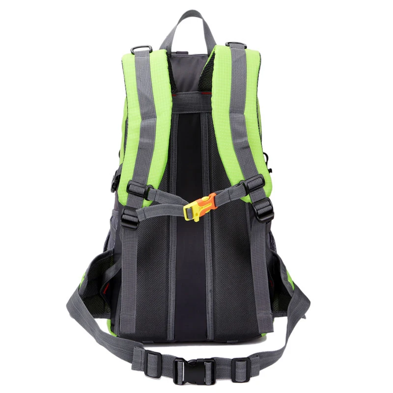 35L Outdoor Sports Travel Water Repellent Nylon Backpack Apple Green