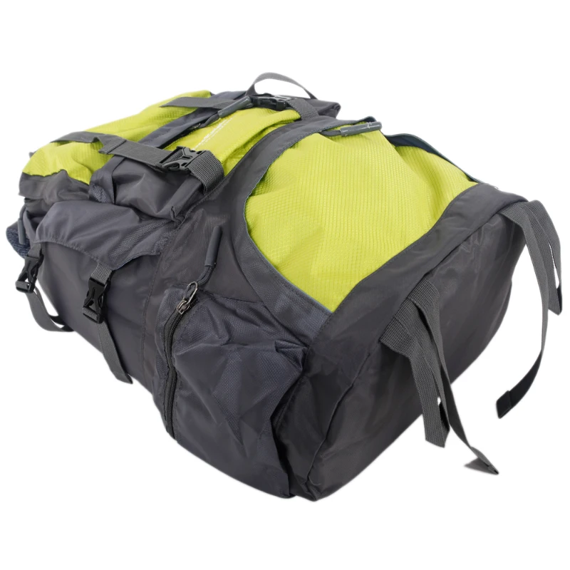 Free Knight 50L FK0218 Outdoor Waterproof Nylon Hiking Camping Backpack Green Yellow