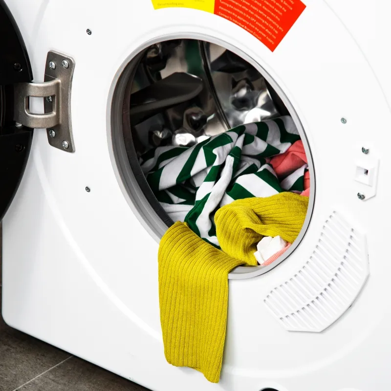 HOMCOM Automatic Dryer Machine, 1350W 3.22 Cu. Ft. Portable Clothes Dryer with 5 Drying Modes and Stainless Steel Tub for Apartment or Dorm, White