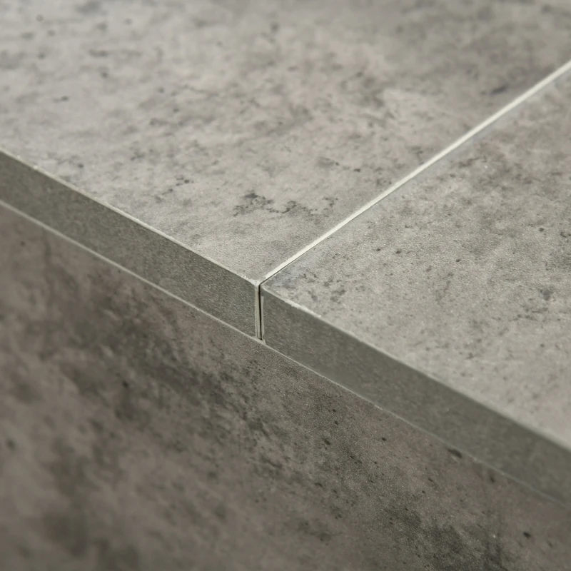 HOMCOM Modern Lift Top Coffee Table with Hidden Storage Compartment and Metal Legs, for Living Room, Home Office, Grey