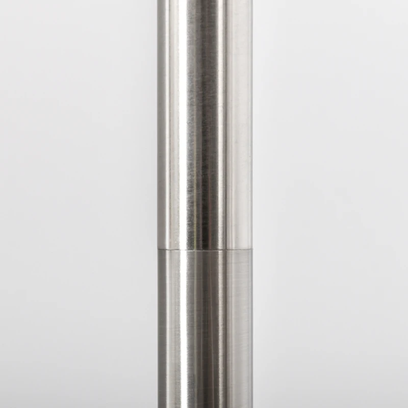 HOMCOM Modern Floor Lamp, Standing Lamp with 3 Rotating Lights for Living Room, Bedroom, Office, Silver