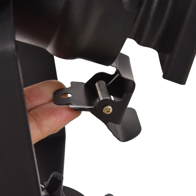 HOMCOM Floor Lamp Height Adjustable Camera Shape Lampshade Black