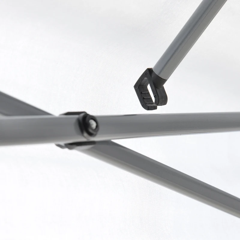 Outsunny 10' x 20' Pop Up Canopy Tent with 4 Sidewalls, Heavy Duty Tents for Parties, Outdoor Instant Gazebo with Carry Bag, for Outdoor, Garden, Patio, White