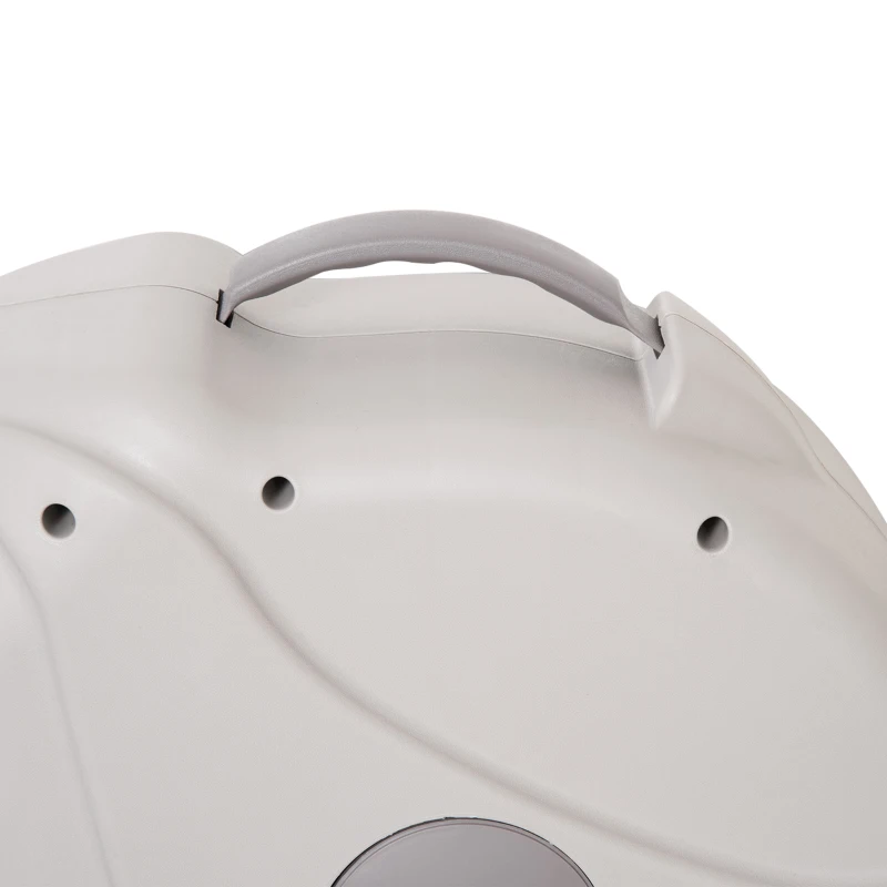 Outsunny Retractable Hose Reel 5/8" x 66ft w/ 8 Pattern Nozzle, Any Length Lock, Auto Rewind Slow Return System and 180° Swivel Wall Mounted Bracket