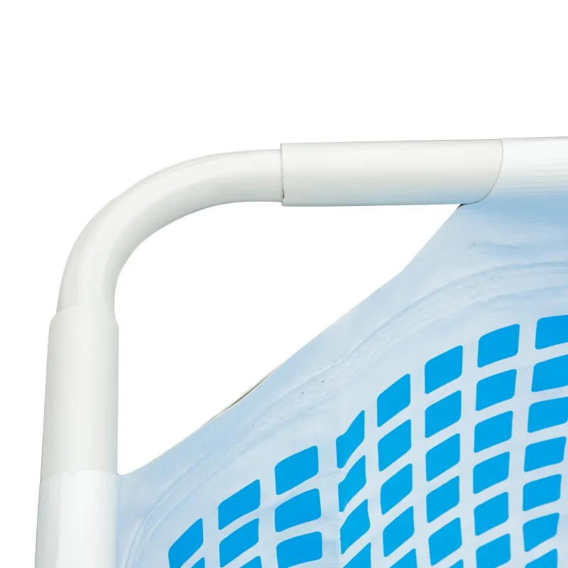 Outsunny 11' x 6' x 32" Above Ground Swimming Pool, Rectangular Steel Frame, Non-Inflatable, Filter Pump, Light Grey