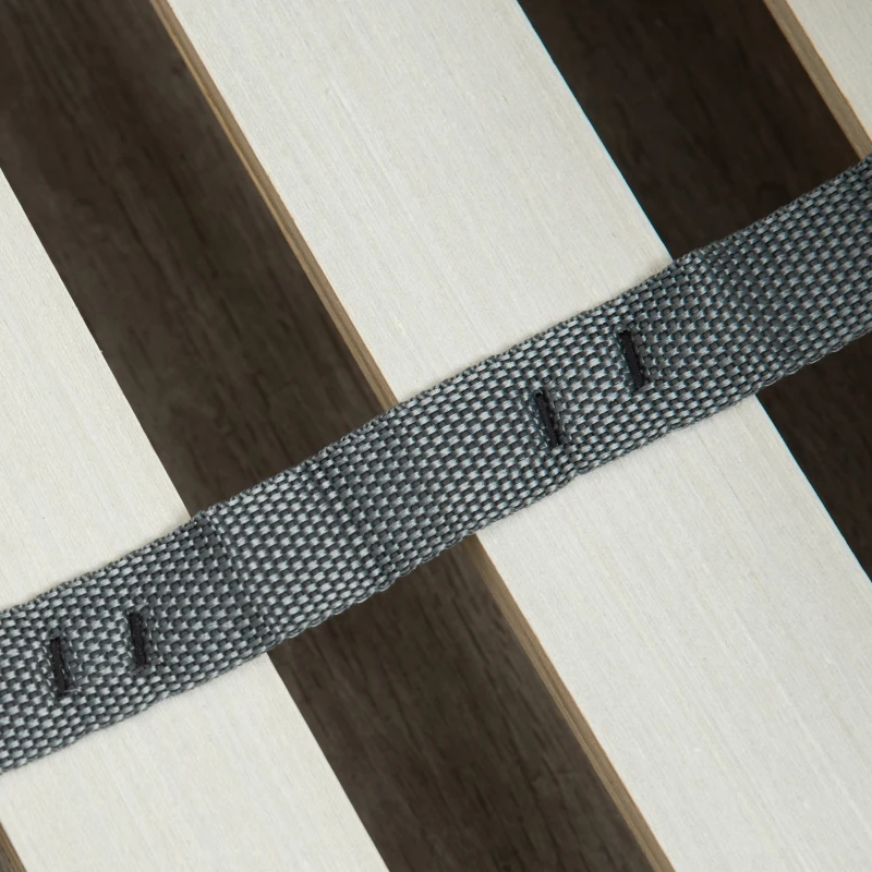 PawHut Wood Dog Bed with Supportive Cushion, Elevated Dog Bed with Removable Cushion Cover, Cute Dog Bed Frame with Pine Wood, Black and White Dog Bed