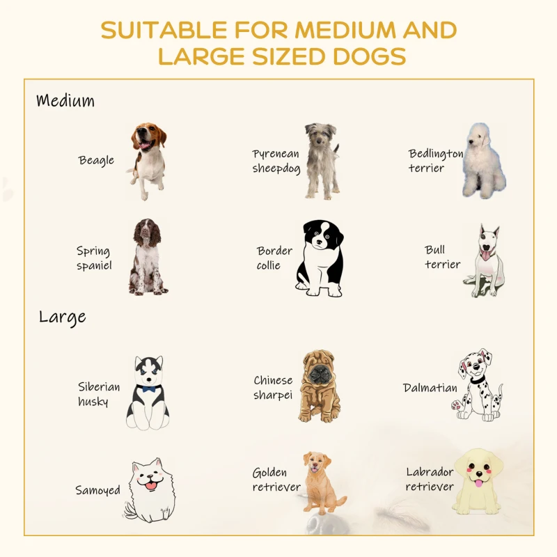 PawHut Elevated Dog Bed with Soft Sponge Cushion, Modern Wood Dog Bed, High and Upraised off of Durable Steel Legs, Coffee Bean, Jet Black