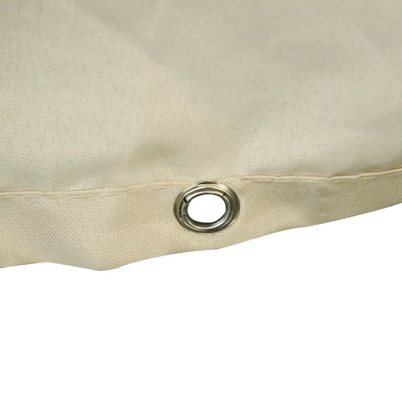 Outsunny 12' x 12' Steel Gazebo Canopy Party Tent Shelter with Double Roof, Curtains and Netting Sidewalls, Beige