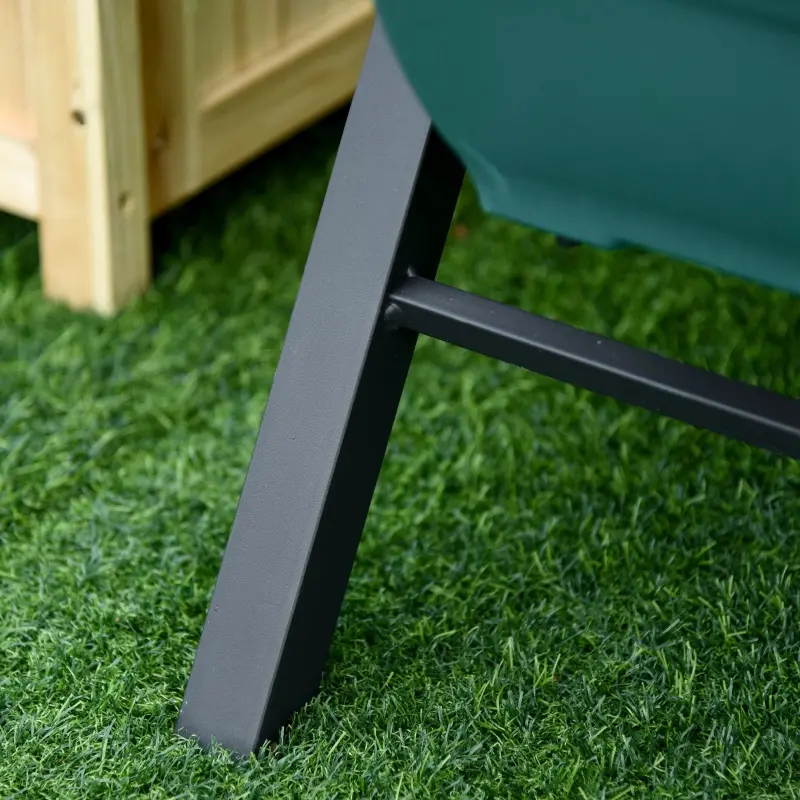 Outsunny 4Ft Vertical Raised Garden Bed with 5 Tier, Planter Box with Drainage Holes, Perfect to Grow Flowers Vegetables Herbs, for Patio Balcony Greenhouse Outdoor/Indoor