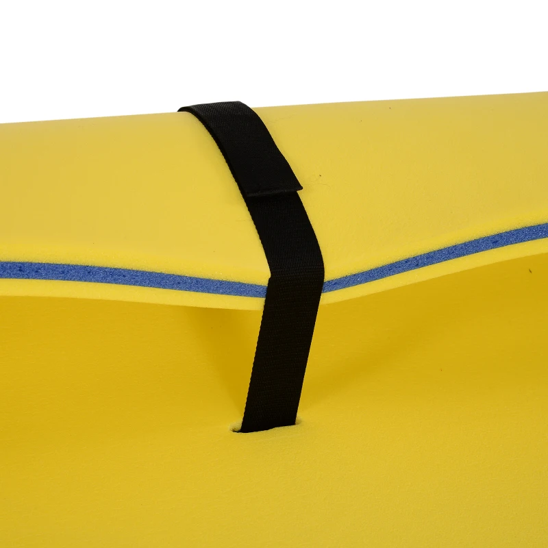 HOMCOM Floating Water Mat Float Pad Used in Lake Pool Water Beach Sea Ocean Yellow