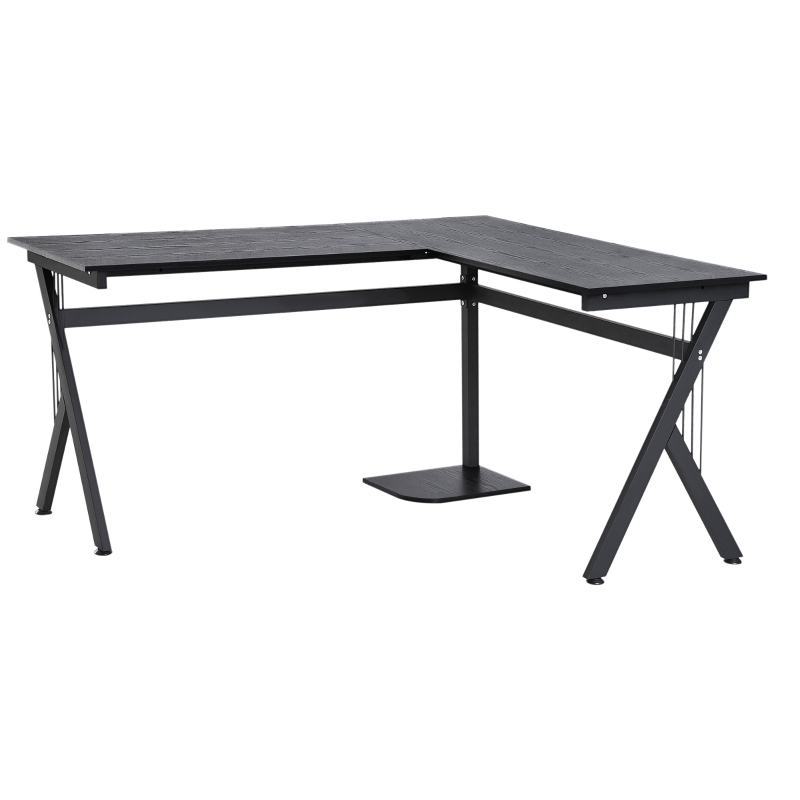 HOMCOM 61” Modern Corner L Shaped Computer Workstation Desk